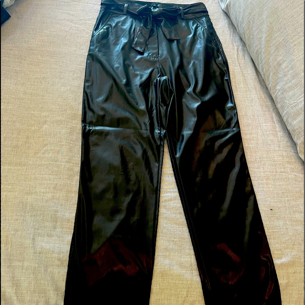 Saints 21 pleather pants jogger style